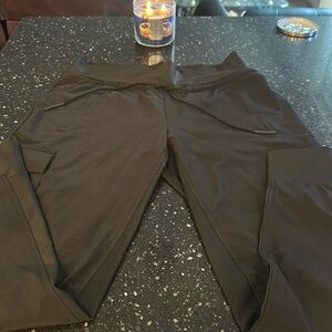 Athleta joggers black size 8